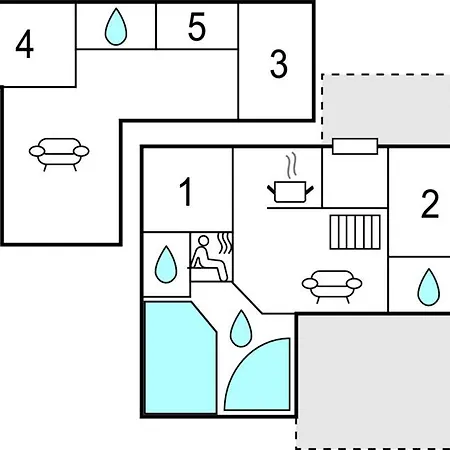 Dom wakacyjny Beautiful In With Sauna Blåvand